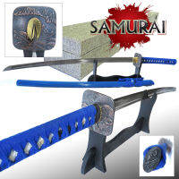 JAPAN คาตานะ ญี่ปุ่น Wakizash Tanto Sweord Samurai Ninja Yakuza Warrior Sabre Hamon Edo Gift ฮาม่อน ซามูไร นินจา ยากูซ่า วากิซาชิ ทันโตะ เอโดะ โอดาจิ ทาจิ สึรุงิ คะตะนะ นักรบ โบราณ กระบี่ แถม ถุงผ้าและแท่นวาง ของขวัญ ของสะสมหายาก แข็งแรงทนทาน