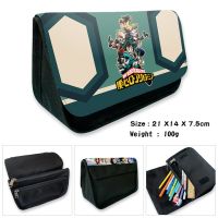 Anime My Hero Academia Nylon Student School Stationery Bag Cartoon MakeUp Bag Print Pencil Cases Girl Cosmetic Cases Zip Pen Bag