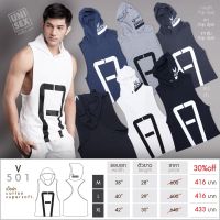 V501  hoodie vest เสื้อกล้ามมีฮู๊ด AWESOME Sport