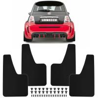 【CW】 Guards 500 500C 500L 500X 500e Abarth 595 695 Racing Mud Flaps Mudflaps Mudguards Sign Sticker