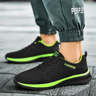 2023 Summer Mens Sports Shoes Breathable Casual Running Shoes Lightweight Non-Slip Comfortable Sports Fitness Shoes Zapatillas