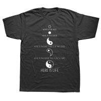 Life Yin Yang Symbol T Shirts Graphic Cotton Streetwear Short Sleeve Birthday Gifts Summer Style T-Shirt Mens Clothing