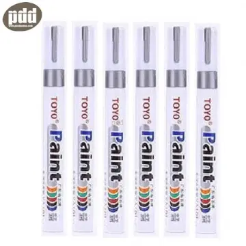 Black Acrylic Paint Marker Pen Water Based For Rock Glass Fabric