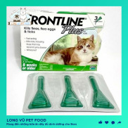 Frontline Plus Nhỏ gáy cho mèo tr ị ve rận diệt bọ chét nấm viêm da