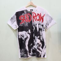 เสื้อวงSkid Row ลายโอเวอร์ปริ้น สไตล์วินเทจ สกรีนทั้งตัว ผ้านอก เสื้อOVP เสื้อโอเวอร์ไซส์ เสื้อวงดนตรีต่างประเทศ เสื้อวงร๊อค