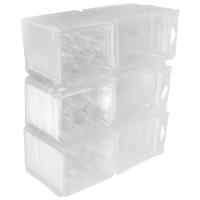 60 Pack Wax Melt Containers-6 Cavity Clear Empty Plastic Wax Melt Molds - Clamshells for Tarts Wax Melts.