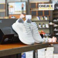 [ลิขสิทธิ์แท้] Onemix Rebound 58 - White รองเท้าวิ่ง ได้ทั้งชายหญิง รองรับออกกำลังกาย