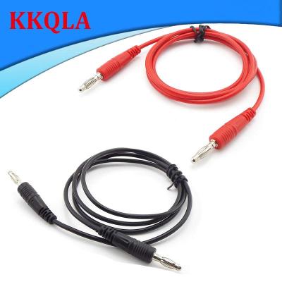 QKKQLA 4mm Banana Plug to Banana Plug Dual End Test lead Cord Cable for Multimeter Testing Wire Kit Conductive Metal