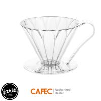 JARIO x CAFEC ดริปเปอร์ Flower พลาสติก CAFEC Flower Dripper Plastic