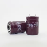 10PCS 63V2200UF Electrolytic Capacitors 2200uf  63V 22*30mm