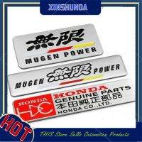 XSD ไนท์คืนรถฮอนด้า HDC Mugen Power I-VTEC ชิ้นส่วนแท้สติกเกอร์แผ่นป้ายรถโลหะติดท้ายรถยนต์แผ่นกันรอยขีดข่วนอุปกรณ์เสริมรูปลอก