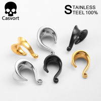 Casvort 10pcslot Unique Stainless Steel Ear Piercing Fashion Hooks for Dangles Body Piercing Jewelry