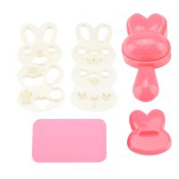 DIY Bunny Shape Food-grade PP Material Sushi Rice Roll Bento Mold Handicraft Rice Roll Mold