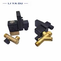 1/2 electronic drain valve Air compressor filter dry air storage tank drain cooler dry electromechanical magnetic valve 220v Plumbing Valves