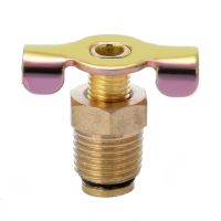 1/4"NPT Brass Water Drain Valve Replacement Part with Corrosion Resistance 30x24cm For Air Compressor Valves