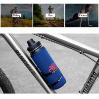 Bicycle Water Bottle 650ML Outdoor Sport Fitness Running Cycling Warm-Keeping Bike Kettle Drink Bottle Stainless Steel Cup