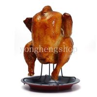 Stainless Steel Chicken Duck Roasting Rack Grill Stand Roasting For BBQ Rib Non Stick Kitchen Supply