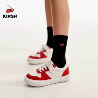 [KIRSH] MICE SHOES | 23SS |Casual Sneakers | Womens Korean-Style Flat White Shoes | Lace-up round Toe Non-Slip All-Match Womens Shoes | Womens Sneakers Fashion | Shoes Popular Casual WOMENS