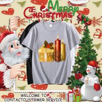 unisex HU เสื้อผ้าคริสต์มาส เสื้อยืด เสื้อยืดไม่ต้องรีด เสื้อ Christmas เสื้อวันคริสต์มาส เสื้อ merry christmas ปรับแต่งได้