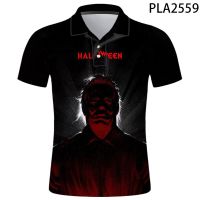 2023 NEW Style  Michael Myers 3D Printed Cool Men Polo Shirt Fashion  Summer Casual Streetwear Polo Homme Harajuku Short Sleeve RopaNew product，Can be customization