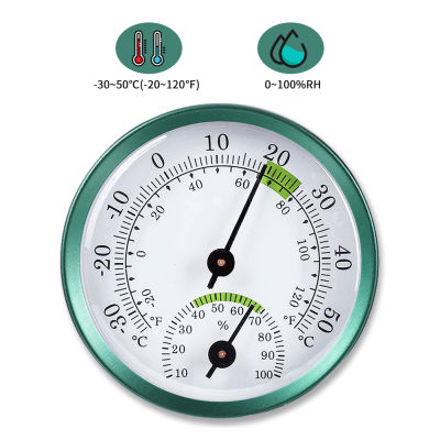 2 In 1สแตนเลสเครื่องวัดอุณหภูมิความชื้นอัตโนมัติวัดเครื่องวัดอุณหภูมิสำหรับโฮมออฟฟิศอุณหภูมิความชื้นเมตร