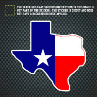 1PC Texas State Flag Shaped Car Sticker Decal Emblem Decal Auto Accessories American zil Banner