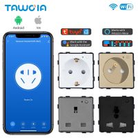 ❀✗❀ EU UK RU FR WiFi Wall Socket Funtion Part Power Smart Sockets Key Google Smart Life App Control Alexa Wireless Socket Smart Home