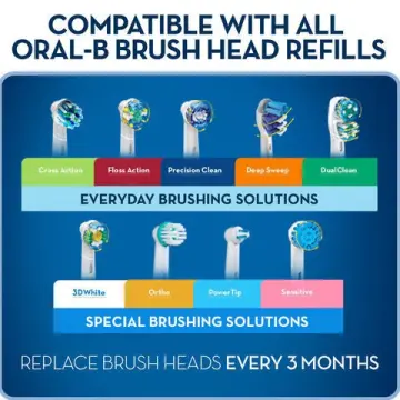 Uskyld vores Kommerciel Shop Latest Oral B Toothbrush Head Cross Action online | Lazada.com.my