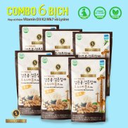 COMBO 6 GÓI x 195ML Sữa đậu đen óc chó hạnh nhân macca hỗ trợ tăng chiều