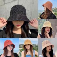 Superior Home Shop Simple Girl Sun Hat Wide Brim Floppy Summer Hats for Women Beach Panama Straw Dome Weave Bucket Hat Femme Shade Hat Women Hats