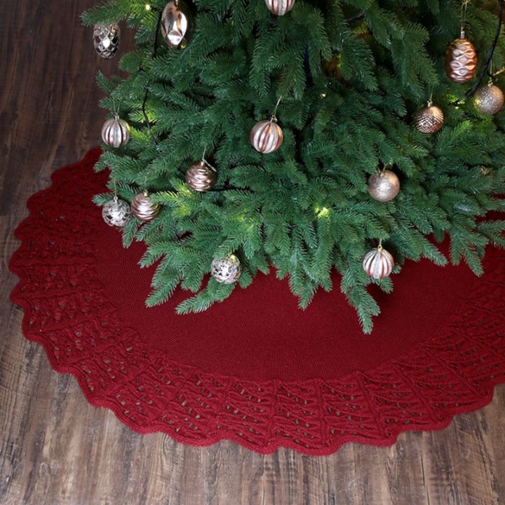 48-inch-knitted-christmas-tree-skirt-with-wavy-edges-large-round-for-xmas-holiday-party-decorations