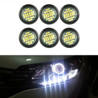 2ชิ้นรถยนต์ Led ไฟกระจังหน้า12Smd เลี้ยวโคมไฟ23มิลลิเมตร E Agle Eye โคมไฟ DRL กลางวันวิ่งไฟสำหรับรถบรรทุกรถจักรยานยนต์12โวลต์