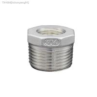 ✲❁❡ 1/8 1/4 3/8 1/2 3/4 1 1-1/4 NPT Male To Female Thread 304 Stainless Steel Reducer Bushing Reducing Pipe Fitting Connector