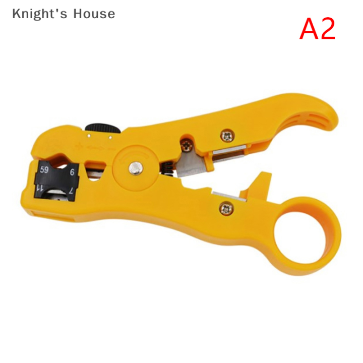 knights-house-เครื่องมือปอกสายโคแอ็กซ์เชียลแบบอเนกประสงค์สำหรับคีม-rg6-rg59-rg7สายอเนกประสงค์คีมปอกสายเคเบิ้ลอเนกประสงค์-rg11