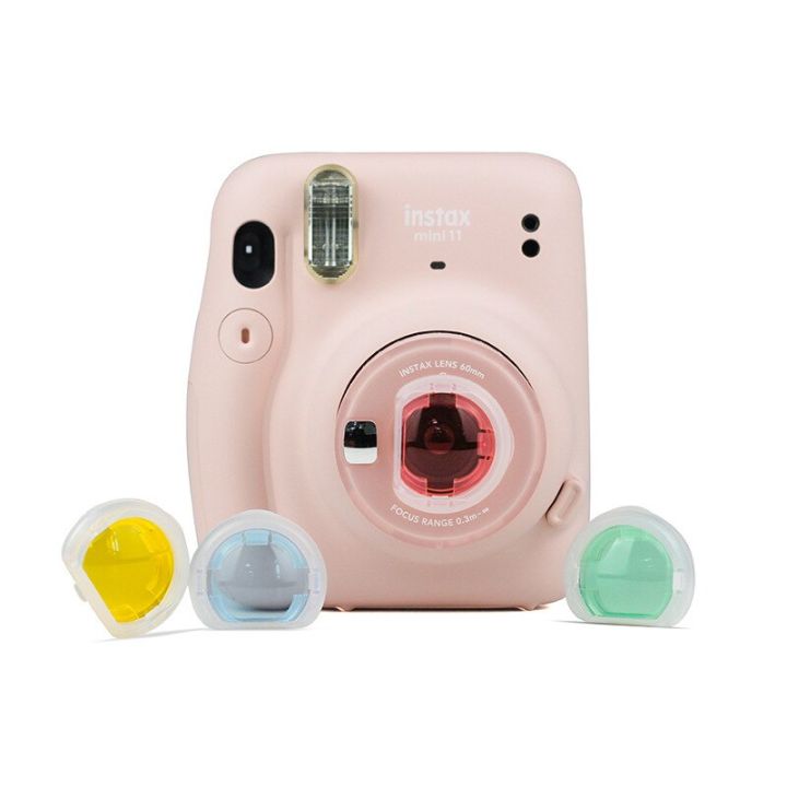 4ชิ้น-c-lose-up-เลนส์สีกรองกระจกสำหรับ-fujifilm-instax-mini-11-mini11กล้องฟิล์มทันทีอุปกรณ์ถ่ายภาพ