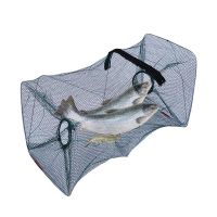 Fishing Bait Trap Portable Minnow Trap Folded Fish Trap Collapsible Shrimp Net Minnow Trap For Crawfish Lobster Catfish Catch