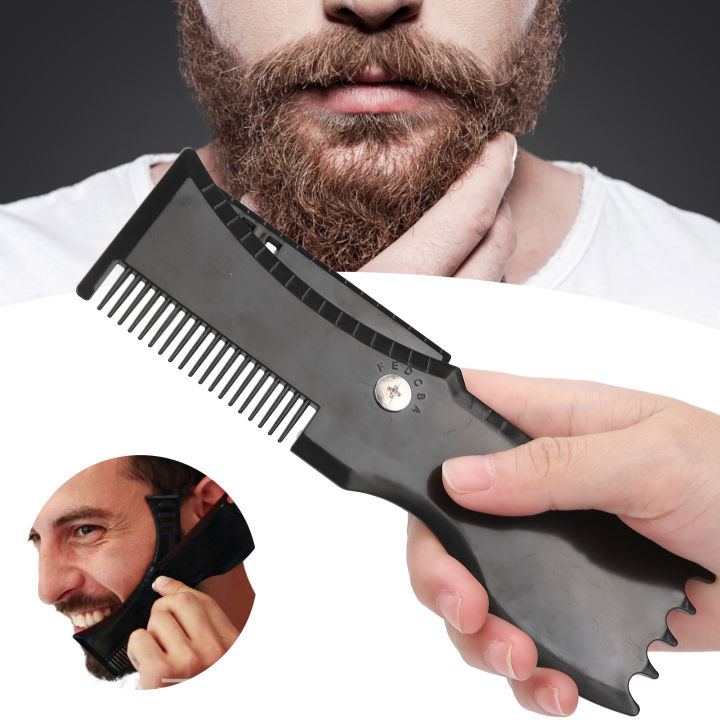 Beard Lineup Tool Men s Beard Shaping Template Beard Shaping Template ...