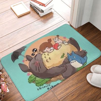My Neighbor Totoro Anime Non-slip Doormat Sleep Bath Kitchen Mat Welcome Carpet Home Modern Decor