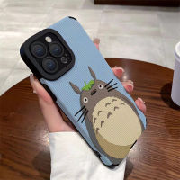 เคสโทรศัพท์ลายการ์ตูน Totoro,สำหรับ iPhone 14/13/12/11 Pro Max 12 13 Mini 6 6S 7 8 Plus X XR XS Max เคสด้านหลังแฟชั่นที่สร้างสรรค์เคสโทรศัพท์พร้อมคลุมทั้งหมดฝาครอบป้องกันกล้องเลนส์