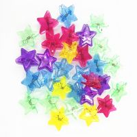 10pcs Fashion Candy Color Plastic Star Clips Photo Book Folder Office School Supply Student Stationery Bookmark Home Decorate