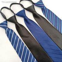 ◄☇❈ 8cm Striped Neck Ties for Men Casual Suits Solid Lazy Zipper Tie Skinny Mens Neckties for Business Wedding Slim Men Ties