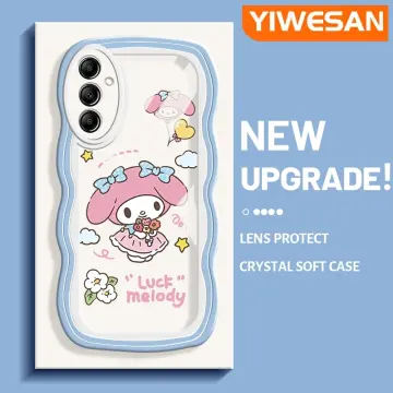 For Samsung Galaxy A14 M14 Case Sanrio Kuromi Melody Transparent Soft  Silicone Cartoon Cover For Samsung A 14 5G GalaxyA14 Shell