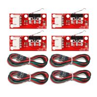 【LZ】❁℡ஐ  4 pces mecânico endstop switch 3d impressora rampas 1.4 placa de controle parte interruptor limite com 3 pinos 70cm cabo conexão