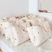 Giường Ngủ Cho Trẻ Sơ Sinh Babynest 65X115CM Nệm Thoáng Khí Bằng Cotton