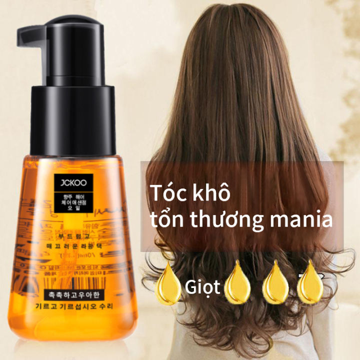 Tinh dầu dưỡng tóc JCKOO là sản phẩm đắt giá của thương hiệu chăm sóc tóc nổi tiếng. Được chiết xuất từ các thành phần tự nhiên, tinh dầu dưỡng tóc này không chỉ giúp dưỡng tóc uốn mà còn chữa lành và phục hồi tóc khô xơ, tăng cường độ bóng mượt cho mái tóc của bạn.