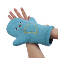 Bath Towel Bathing Foaming Gloves Toddler Supplies Baby Mitts Wash Clothes Cotton Mitten Child Comfortable Body Shower