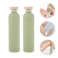 ETEREAUTY 2PCS บีบขวดเติมขวดขวดโลชั่นโลชั่นที่มีแคปพลิกสำหรับแชมพูครีม (260ml)