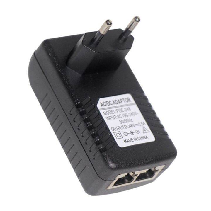 POE Injector for CCTV IP Camera Power Supply Ethernet Adapter POE Power ...