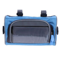 【cw】Mountain Bike Bicycle Bags Panniers Touch Screen Cycling Phone Bag Case Road Bike Front Tube Handlebar Cylinder Bag