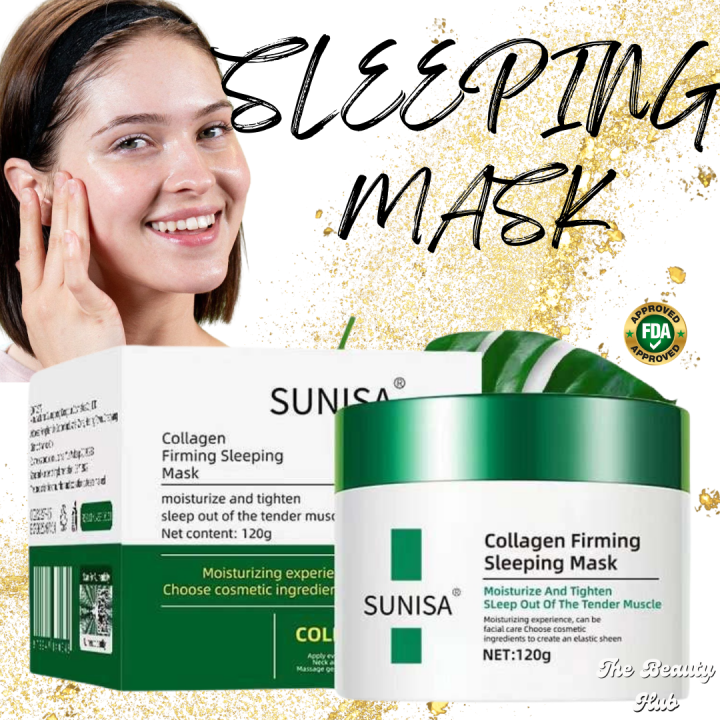 Sunisa Collagen Mask Jelly Sleeping Hydrating Moisturizing Whitening